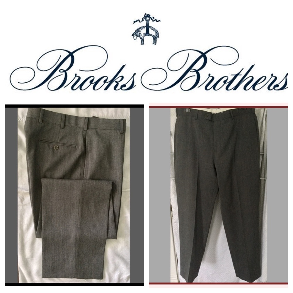 Brooks Brothers gabardine pants trousers 35 X 30